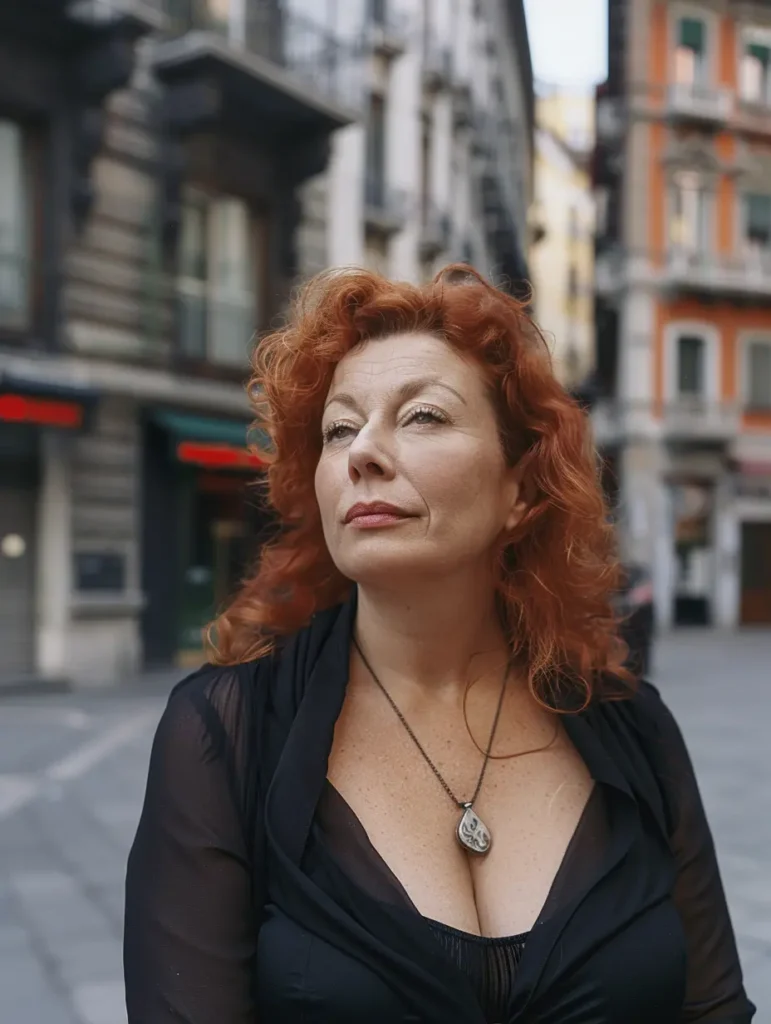 Clara Bellini, autrice di racconti cuckold, per le vie di milano